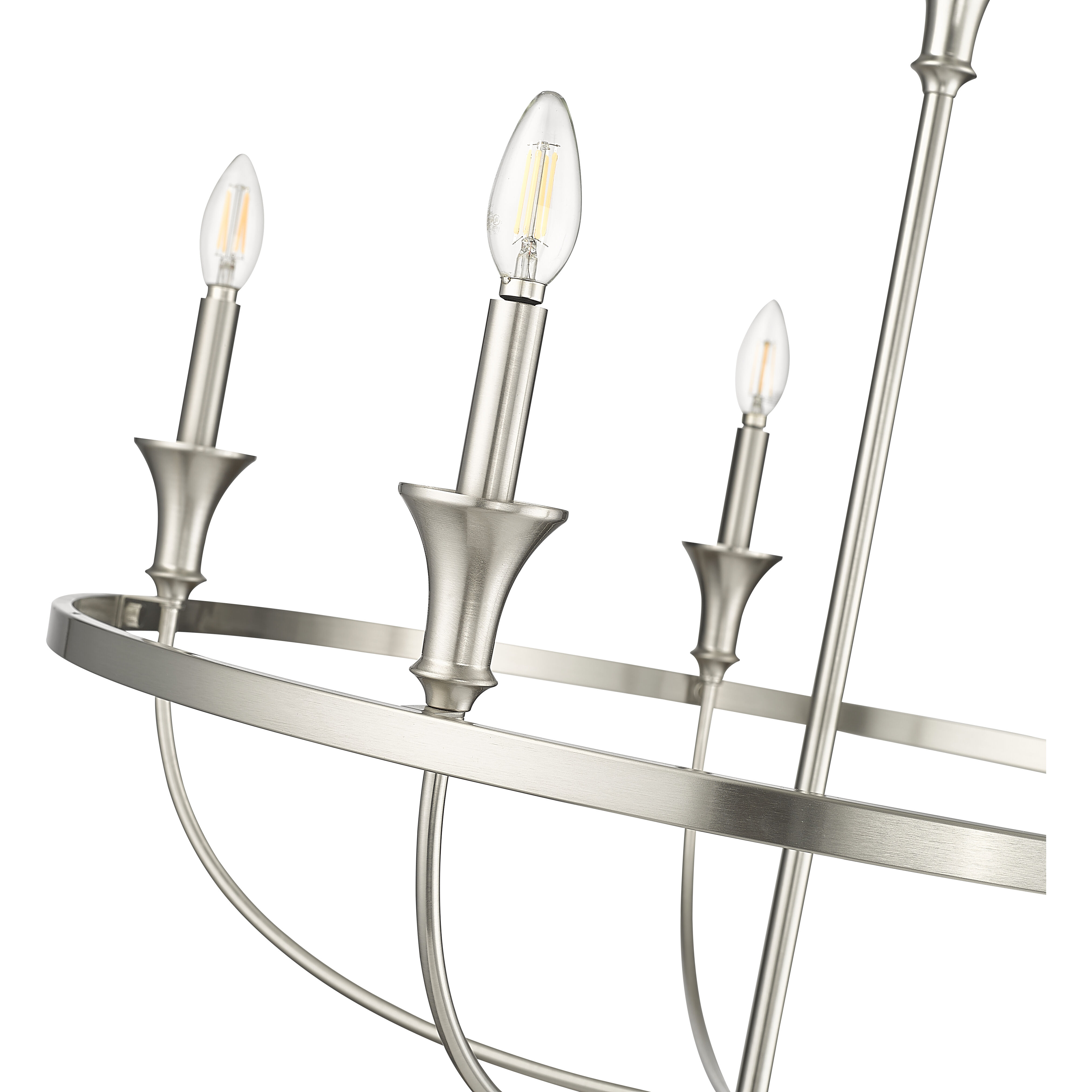 Emery 5 Light 29.1 inch Brushed Nickel Chandelier Ceiling Light